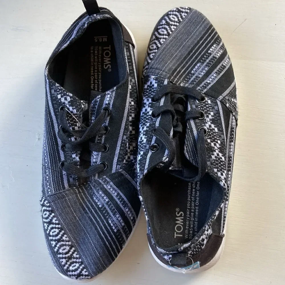 Men’s Toms Lace-Up Del Rey Sneakers Size 8.5